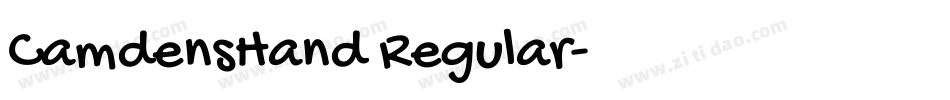 CamdensHand Regular字体转换